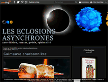 Tablet Screenshot of eclosions-editions.com